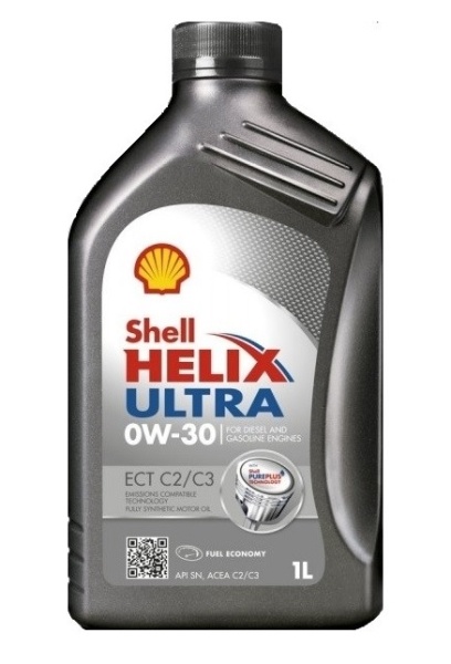 Plně sytnetický olej .SHELL Helix Ultra ECT C2/C3 0W-30 1L